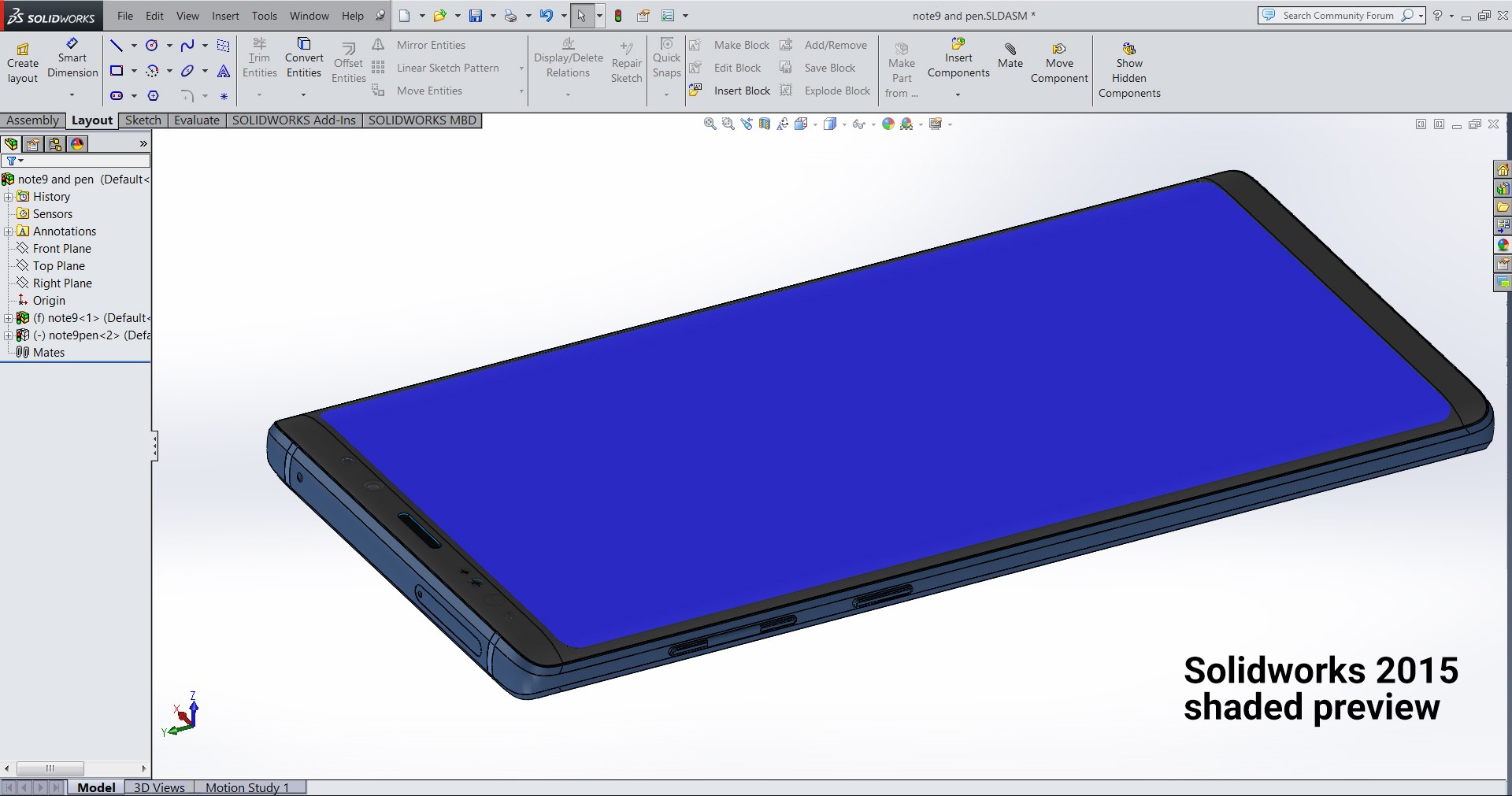 3D Samsung Galaxy Note 9 Model - TurboSquid 1315090