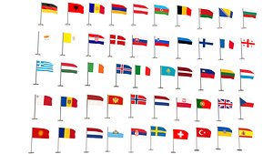 european flags