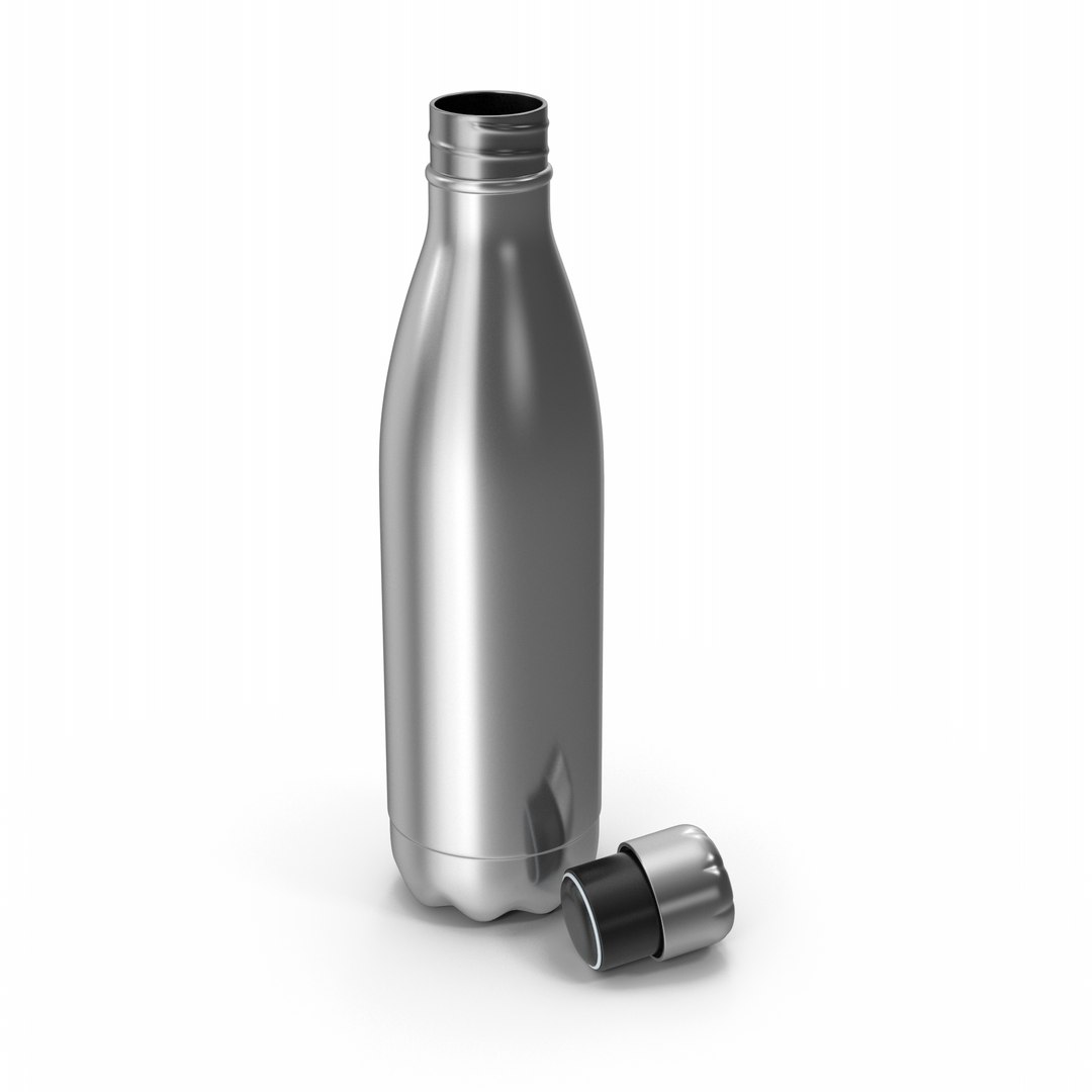 3D Refill Water Bottle Opened TurboSquid 2184838