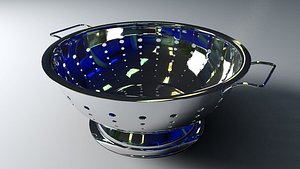 3D model colander kitchenware