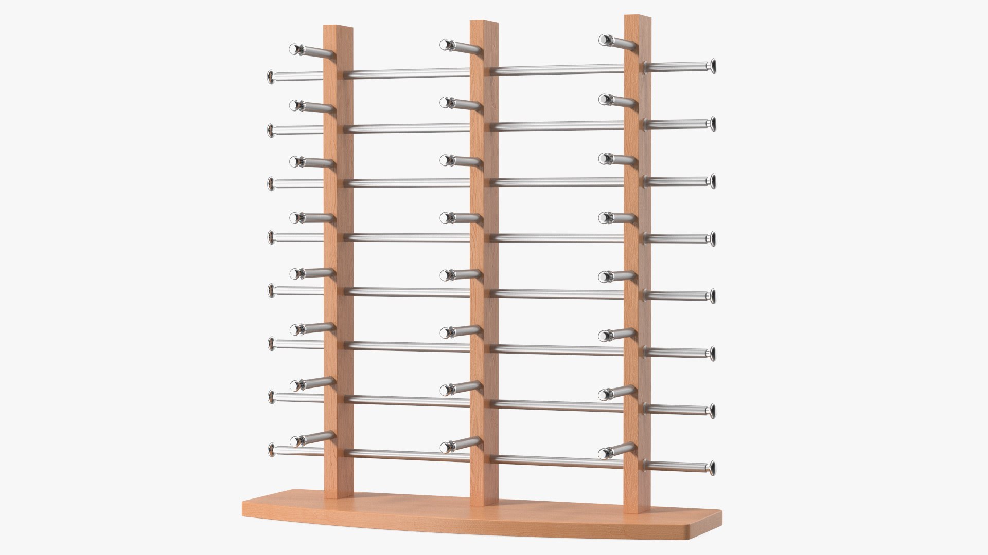 Wooden Display for Glasses 3D model preview