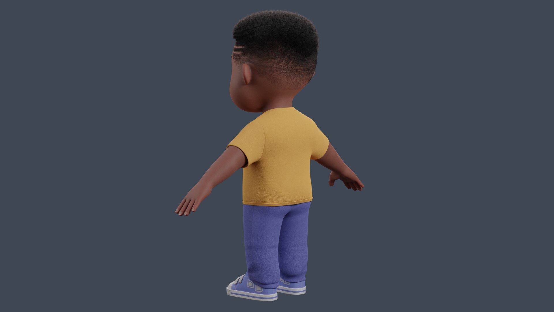 Cartoon Boy Rig 3D - TurboSquid 1961360