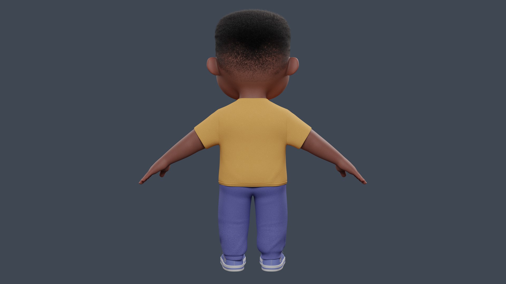 Cartoon Boy Rig 3D - TurboSquid 1961360
