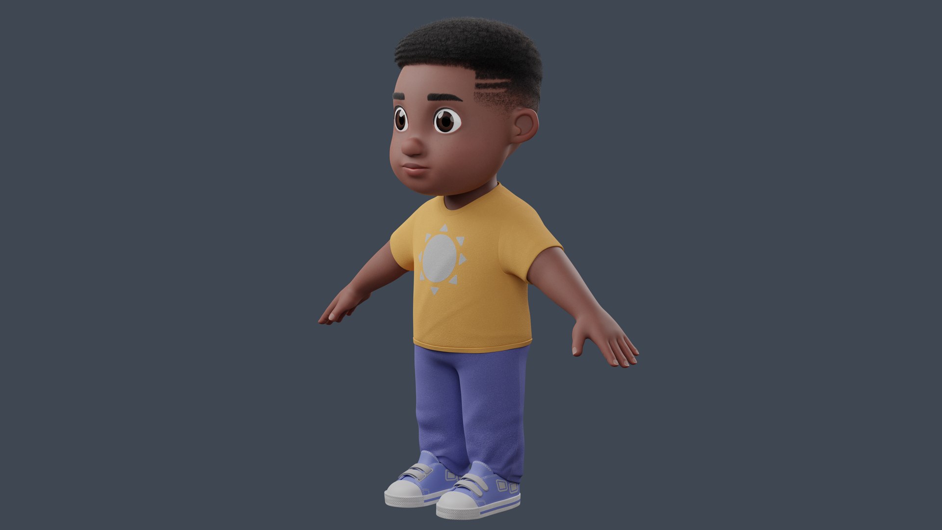 Cartoon Boy Rig 3D - TurboSquid 1961360