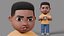 Equipamento de menino de desenho animado