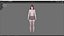 Casual Clothing 0008 - UE5 - Unity - Blender - Animado - Personagem Feminina Realista