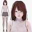 Casual Clothing 0008 - UE5 - Unity - Blender - Animado - Personagem Feminina Realista
