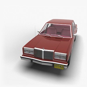 3D 1980 Chrysler LeBaron model