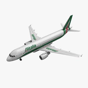 airbus a320 alitalia 3d 3ds