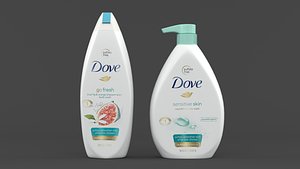 Dove Body Wash 3D model