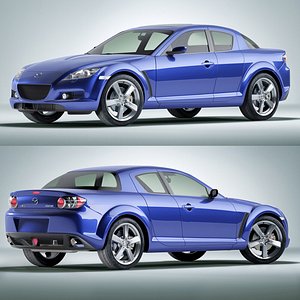 3D mazda rx-8 model
