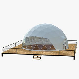 Goedesic Dome Design 3D model