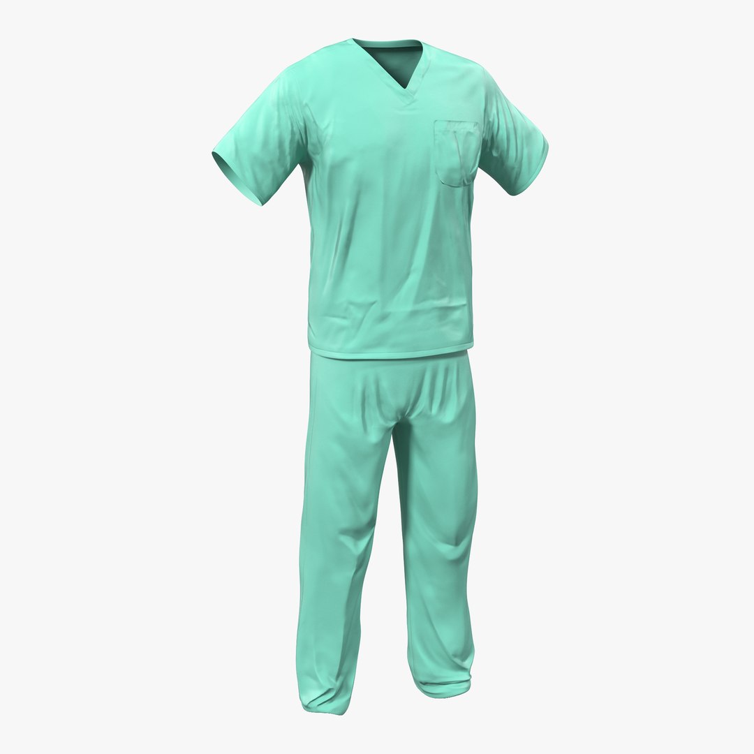Surgeon Dress 19 3D Model 3D model preview