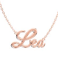 3D Necklace Pendant Lea Font Shiny-NPFN0002 3D Print Model