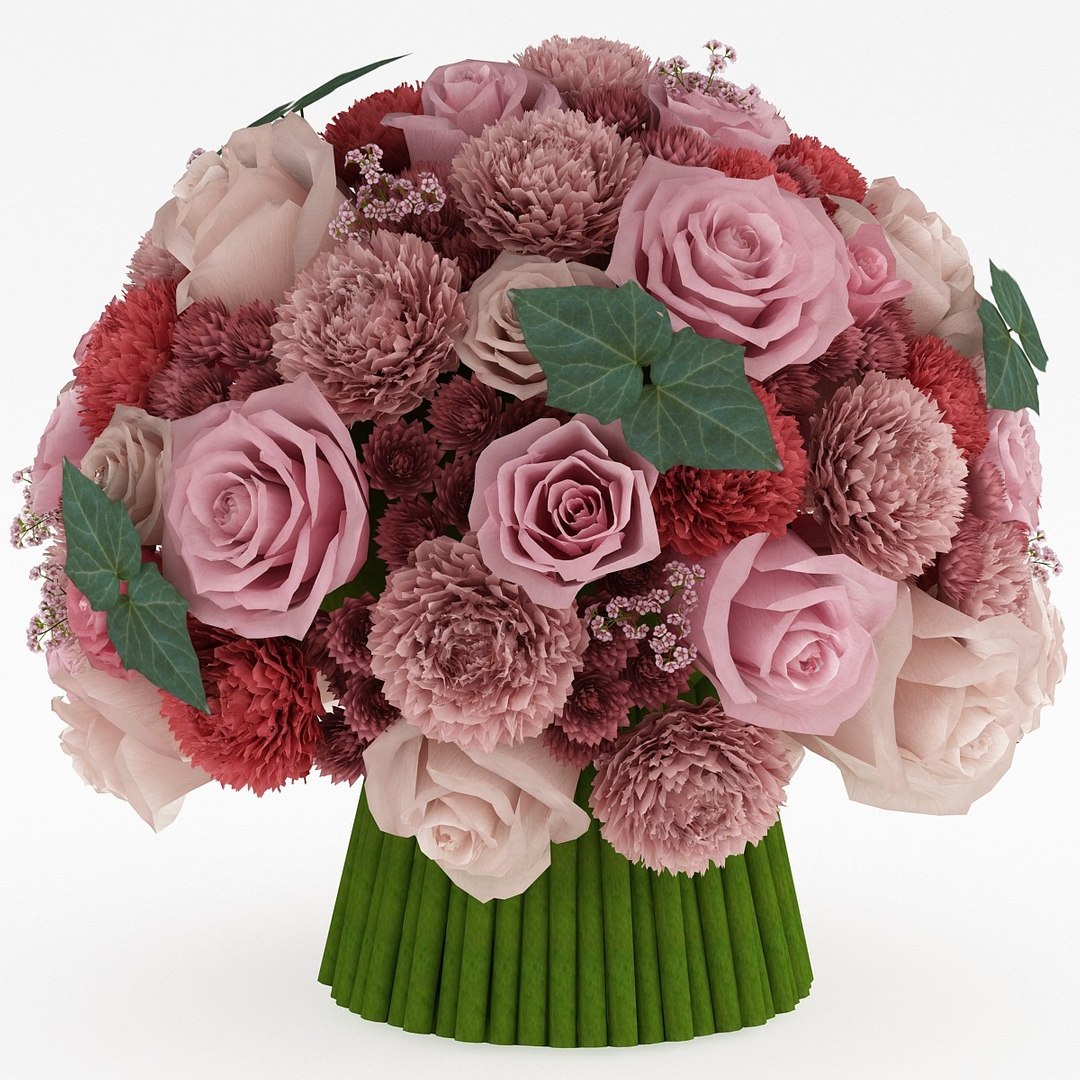 【お1人様1点限り】 Flower Bouquet Model 3d 帽子