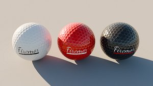 Golf Ball v1 with 2K Textures model