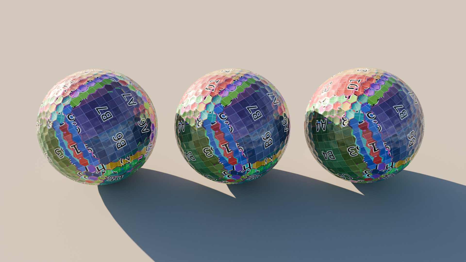 Golf Ball V1 With 2K Textures Model - TurboSquid 2182772