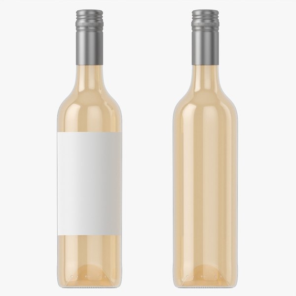 Wine bottle mockup 06 screw cap 3D