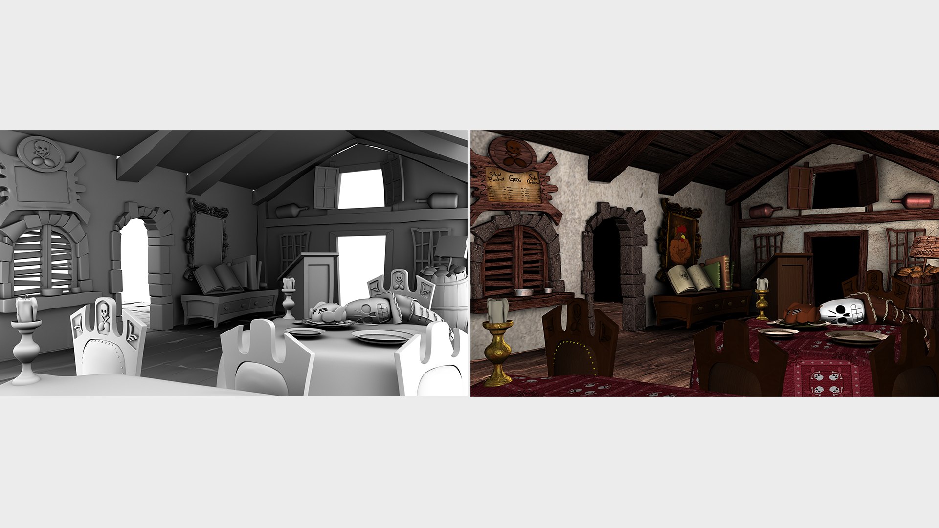 Interior Pirates Bar 3D - TurboSquid 1708351