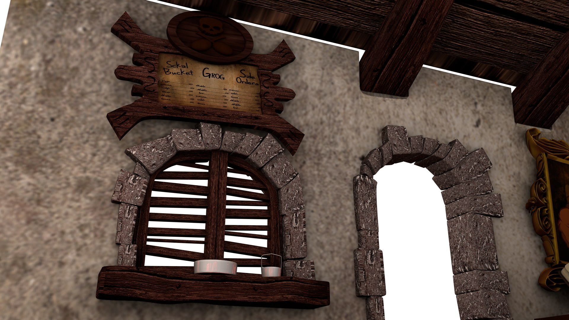 Interior Pirates Bar 3D - TurboSquid 1708351