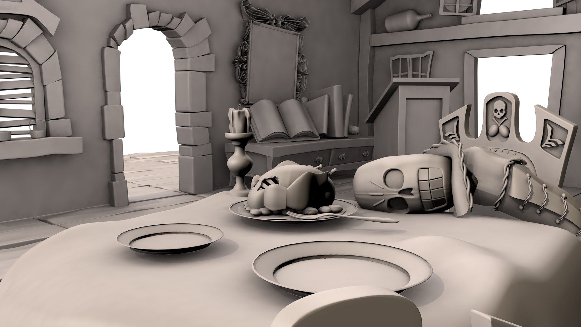 Interior Pirates Bar 3D - TurboSquid 1708351