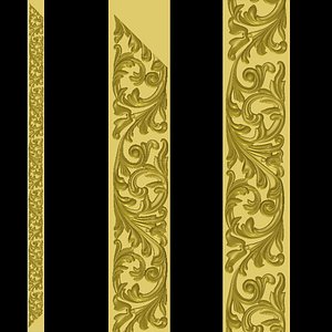 Baguette frame - High quality 3D models for CNC