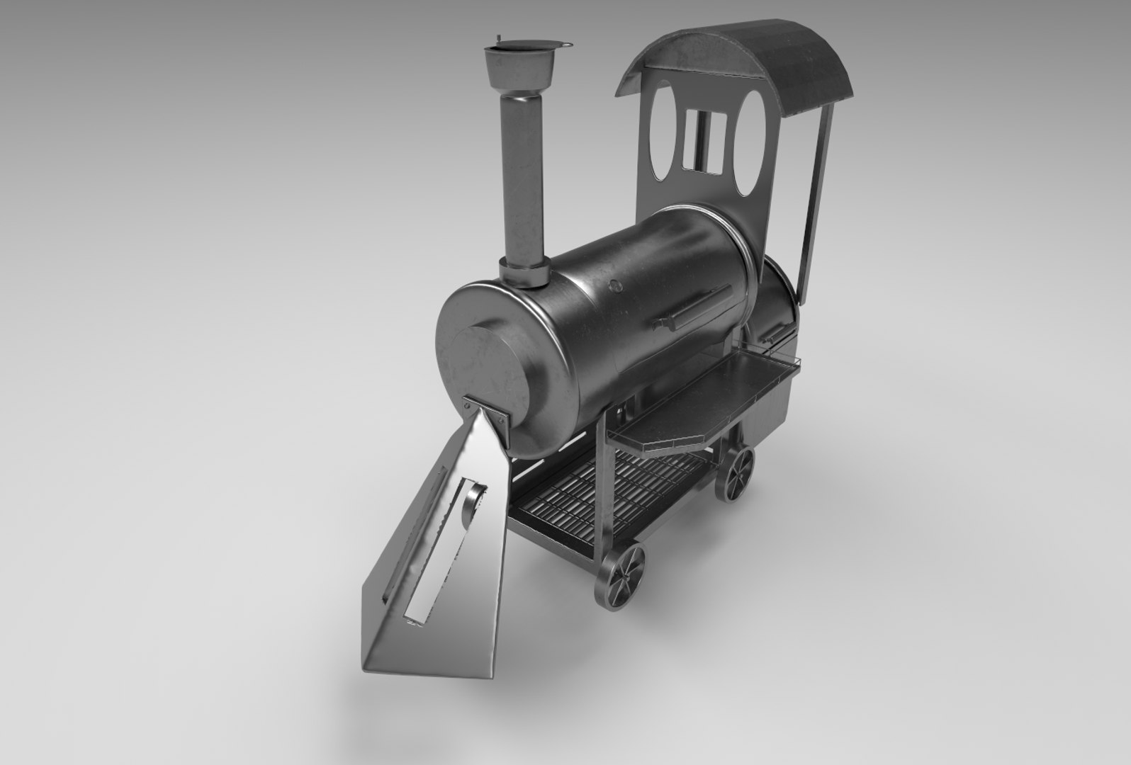 3D Grill Locomotive - TurboSquid 1560475