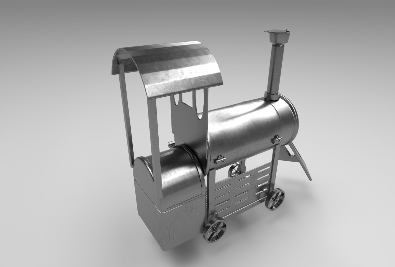 3D Grill Locomotive - TurboSquid 1560475