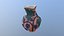 Pitcher low poly 3D model