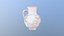 Pitcher low poly 3D model