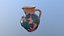 Pitcher low poly 3D model