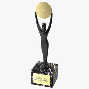 Rock and Roll Hall of Fame Trophy Shabby