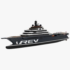 3D model REV Explorer Yacht