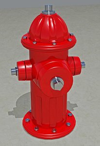 hydrant 3d max