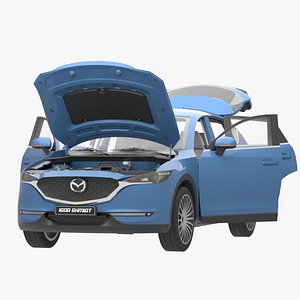 Mazda CX5 2018 lowpoly 3D