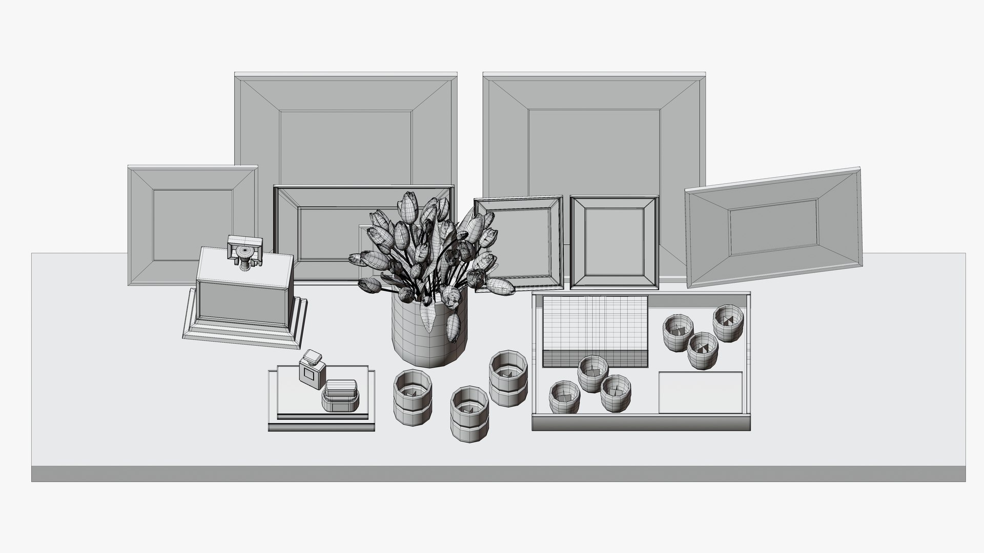 Decor set 1 3D model - TurboSquid 1961444