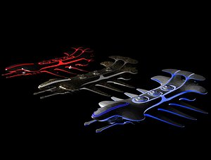 space spaceship ship 3D model