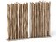 Modelo 3D de separador de ambientes con ramas de madera