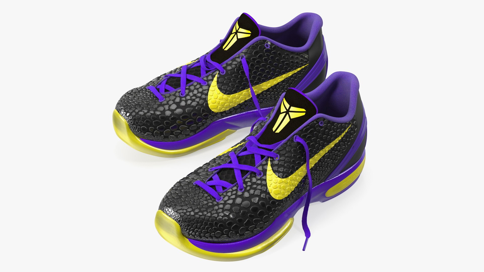 Footwear Nike Zoom Black 3D model preview