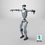 3D Rigged Unitree G1 Humanoid Robot PBR