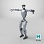 3D Rigged Unitree G1 Humanoid Robot PBR
