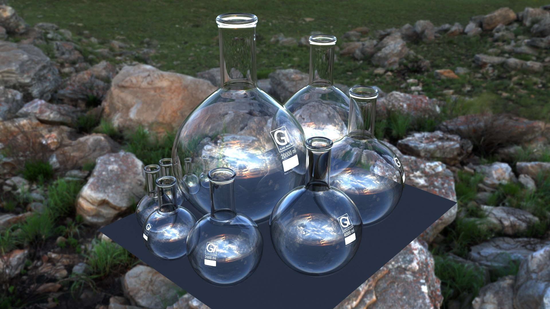 Flask 3D Model - TurboSquid 1652455