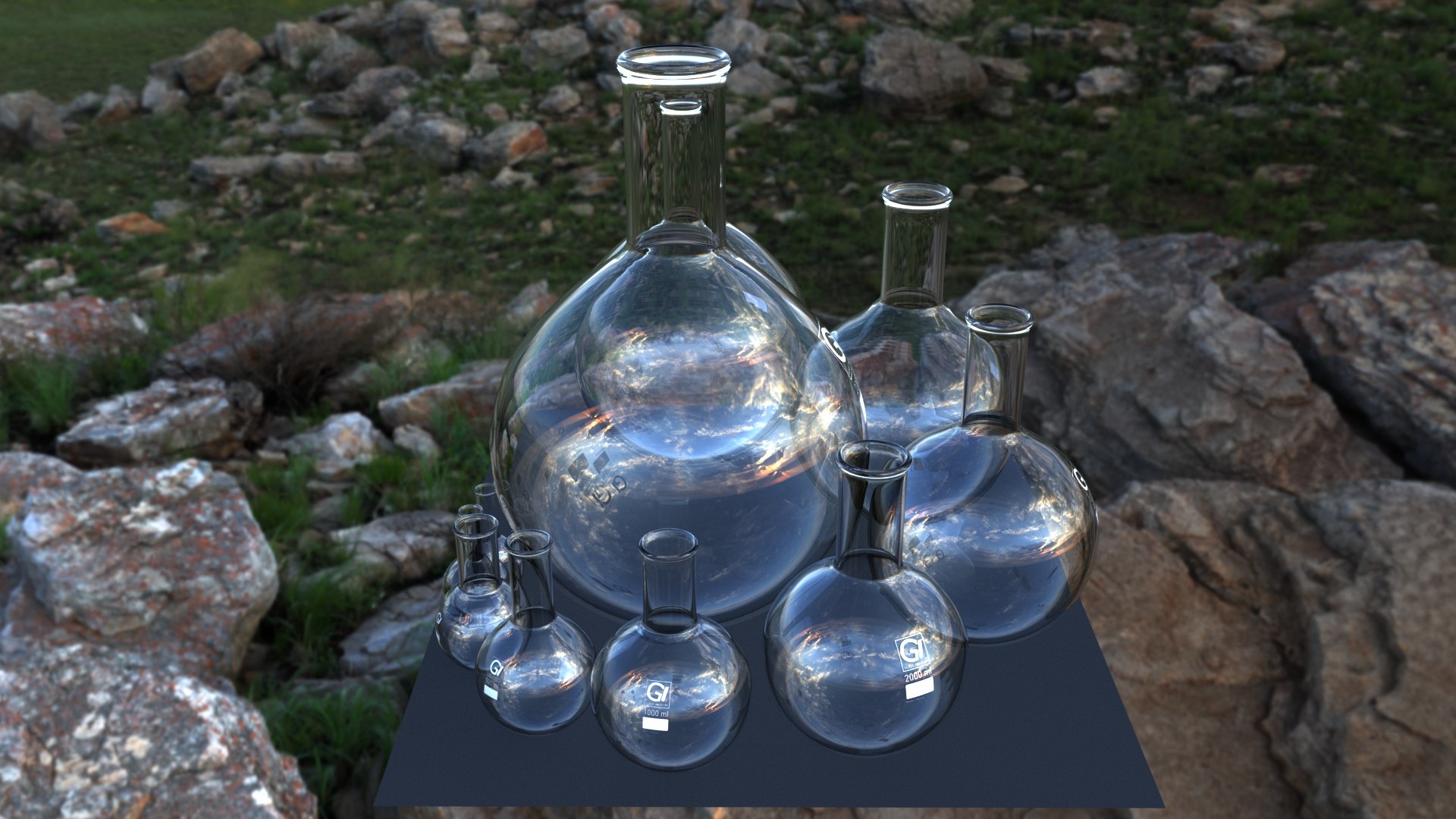 Flask 3D Model - TurboSquid 1652455