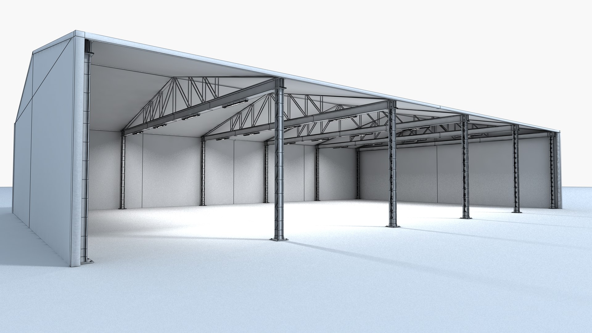 3D warehouse shed model - TurboSquid 1662309