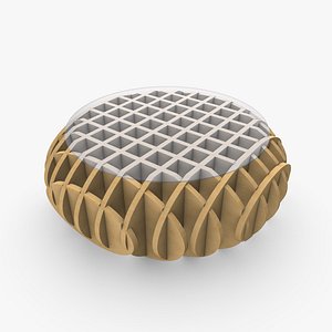 Ellipsoid Waffle Table model