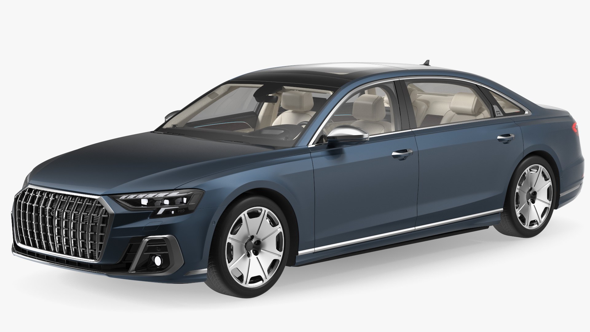 Ultra Luxury Sedan 3D model preview