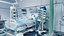 3D ICU Ward with Patients