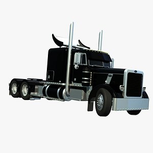 3d model 379 truck