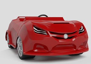 ride on toy car 3D model