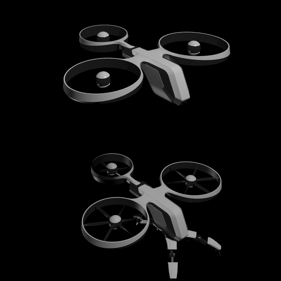 Dron Drone Model - TurboSquid 1280098